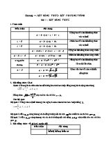 Lý thuyết và bài tập Đại số 10 - Bài 1 Bất đẳng thức